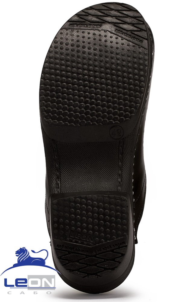 62020 Сабо "Leon LIGHT" мужские черные LEON  Сабо и сланцы размер 44  - Вид №2