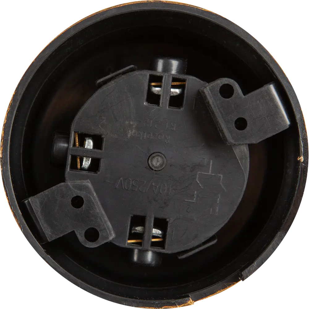 Выключатель накладной Electraline 2 клавиши цвет бронза 84229218 STLM-2006389 Ретро - Вид №2