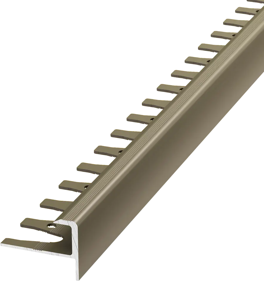 18186501 Уголок гибкий для ступеней Alprofi 270 см цвет бронза STLM-0009909