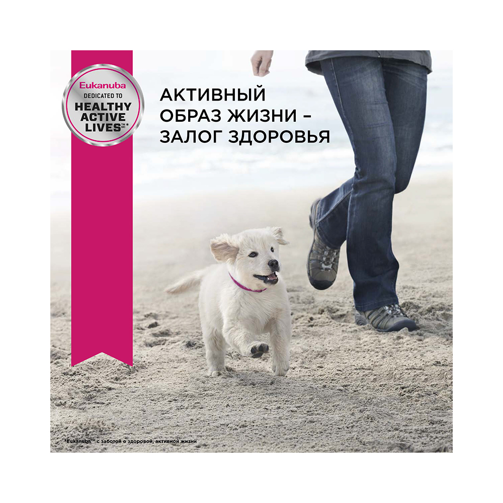 Т00001243 Корм для щенков для средних пород сух. 15кг Eukanuba  - Вид №3