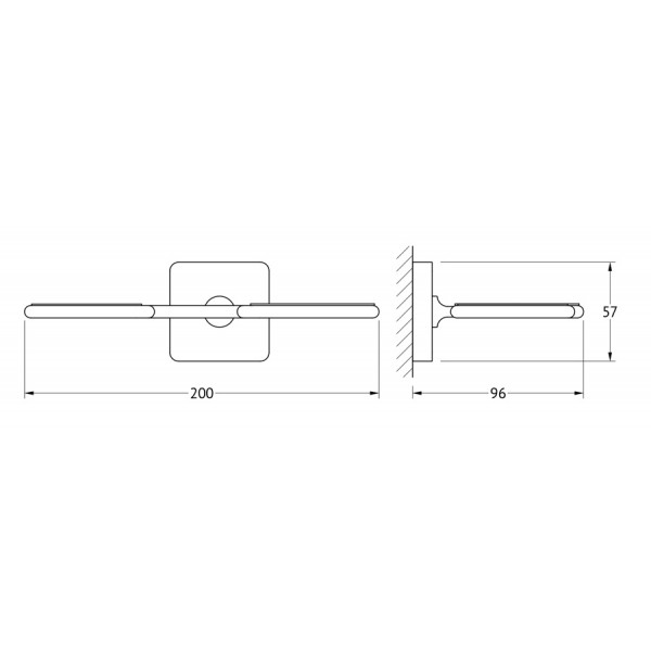 Держатель мыльницы и стакана/емкости для жидкого мыла Ellux AVANTGARDE AVA 008 sun-id-561196 - Вид №1