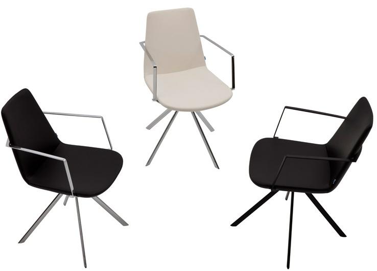 B&T Design Стул на козелке из ткани Pera sun-id-1407007 - Вид №3