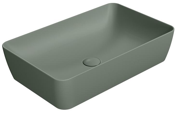 Подвесная раковина настенная овальная GSI ceramica Color elements белая sun-id-1383624 - Вид №2