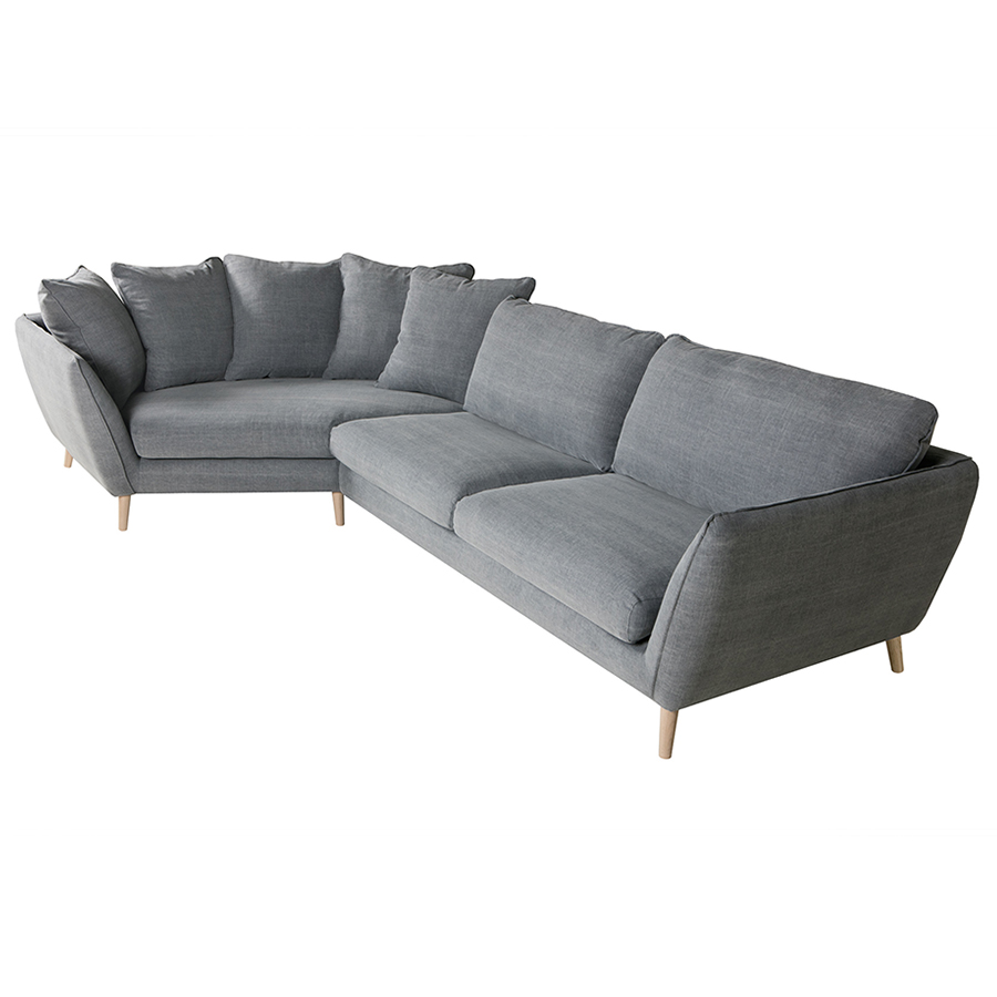 Диван угловой Stella, левосторонний, голубой, обивка Kiss Sits S1653 - Вид №3