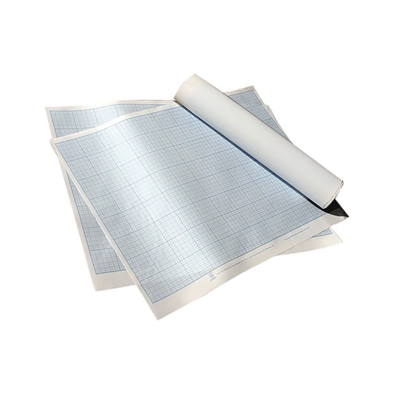 300054/л Бумага масштабно-координатная 60 г/м2 40 х 60 см лист голубая PALAZZO 