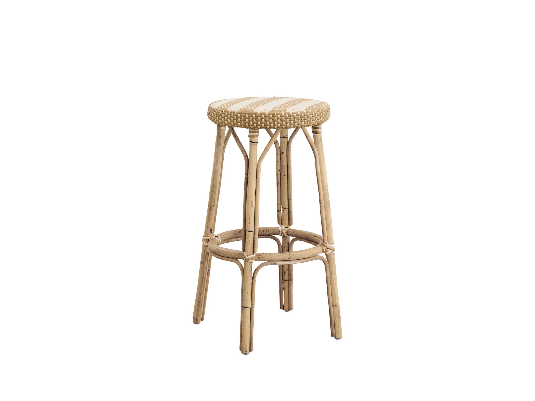 Табурет из ротанга и ArtFibre® с подставкой для ног Sika Design Affäire ARCH-00084618