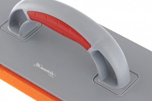 Терка пластмассовая MATRIX гидрогубчатое покрытие 18мм 270x130мм двухкомпонентная ручка 12394 - Вид №2