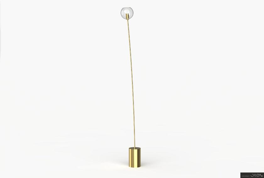 NEXO LUCE Светодиодный торшер из стали Oxen floor lamp 7136e0 - Вид №1
