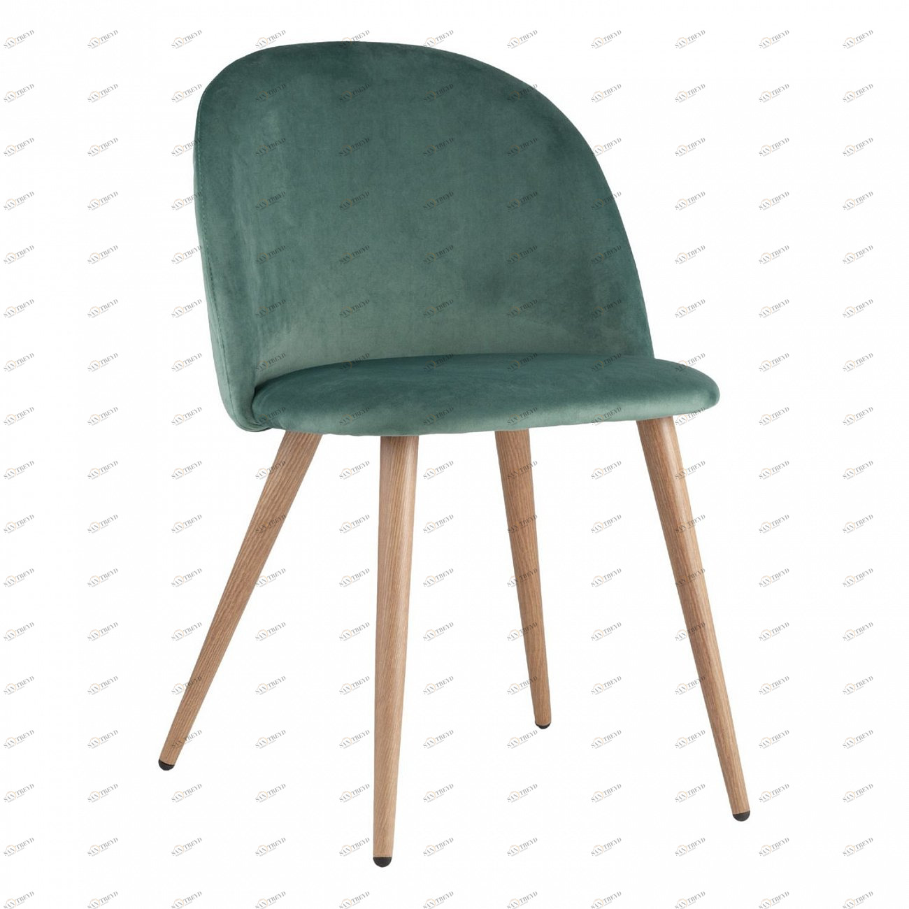 Стул с мягкой обивкой мятный с ромбами "Лион" STOOL GROUP ДИЗАЙНЕРСКИЕ 00-3881975 Зеленый 