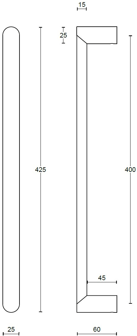 Formani Ручка из нержавеющей стали Arc sun-id-1407194 - Вид №1