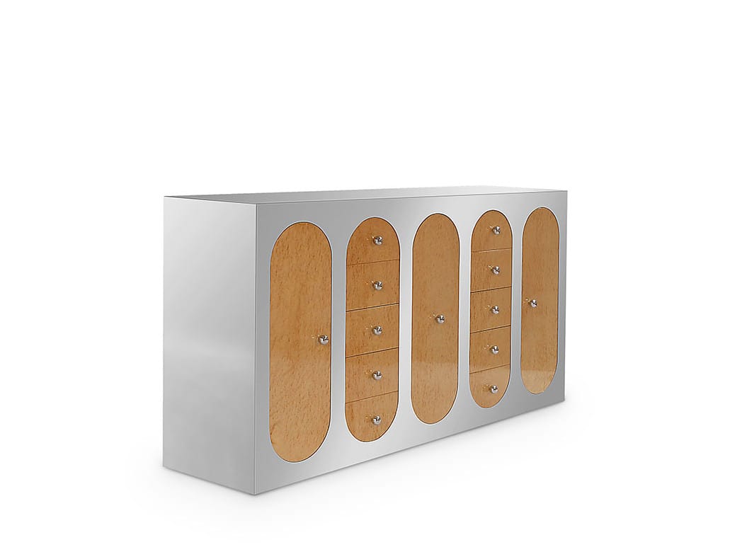 Шкаф из нержавеющей стали с распашными дверями Essential Home CLAIRE ARCH-00072103 - Вид №5