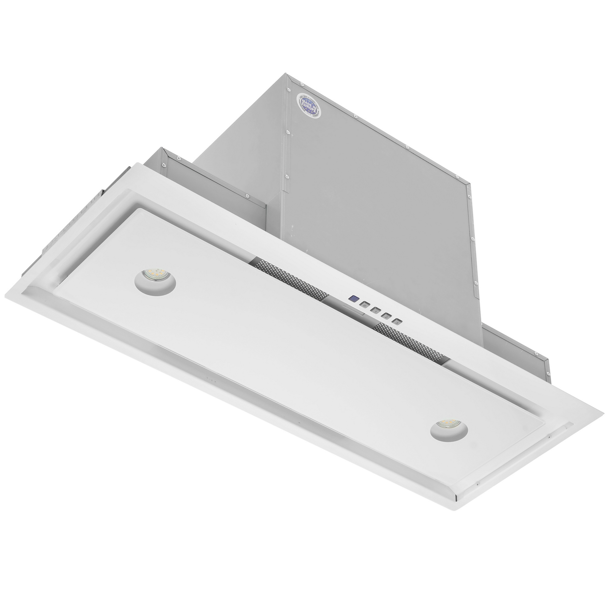 5354592 Вытяжка полновстраиваемая Akpo WK-6 Neva glass серебристый/белый STDN-0014906