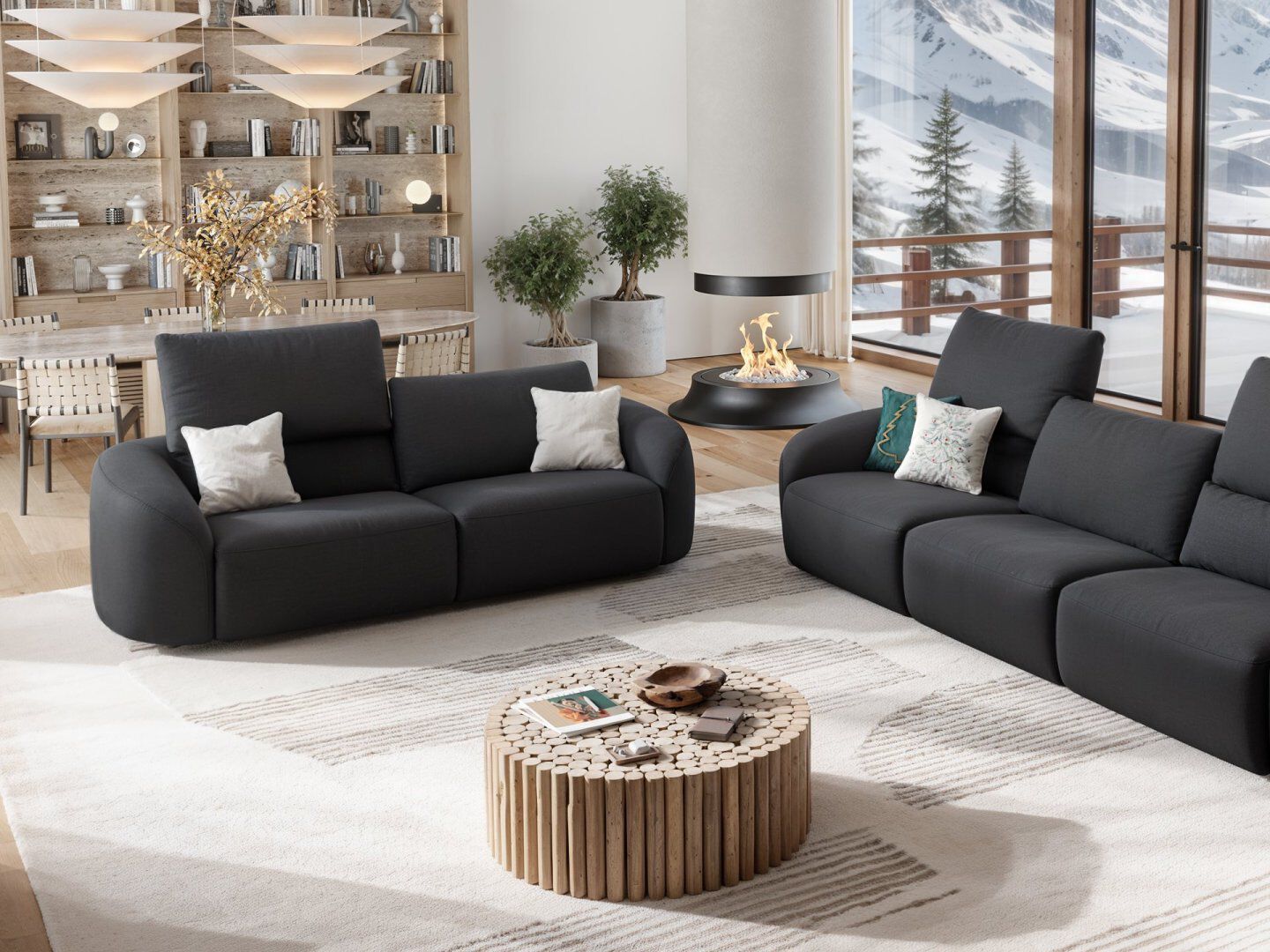 3-местный тканевый диван Sofanella Санкт-Мориц ARCH-00153098 - Вид №6