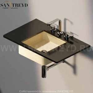 MW40SP1019 Накладная раковина под столешницу  квадратная Ceramica Flaminia Miniwash