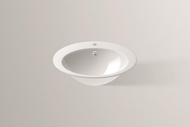 2104000000 Встраиваемая раковина, eb.o600h, белая, proshield Alape серия O 