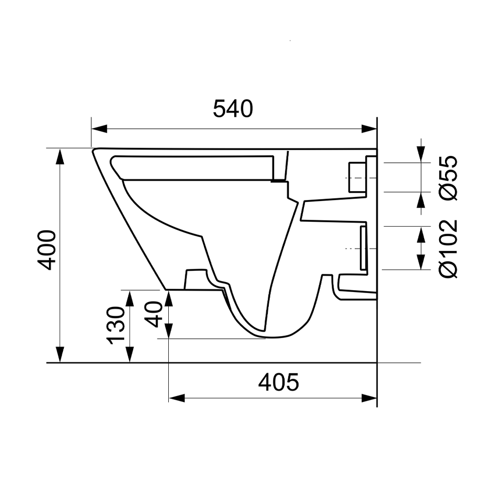 K440407.WCD Комплекты из инсталляций, панелей смыва и унитазов Duravit D-Neo Tece  - Вид №6