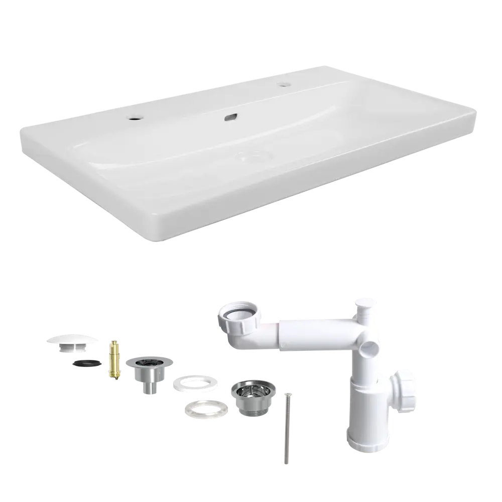 Раковина SENSEA Remix 91 см для стильной ванной комнаты 82924180 STLM-0037975 - Вид №5