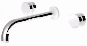 Rubinetteria Giulini Смеситель для умывальника настенный на 3 отверстия Myring Fmr0123