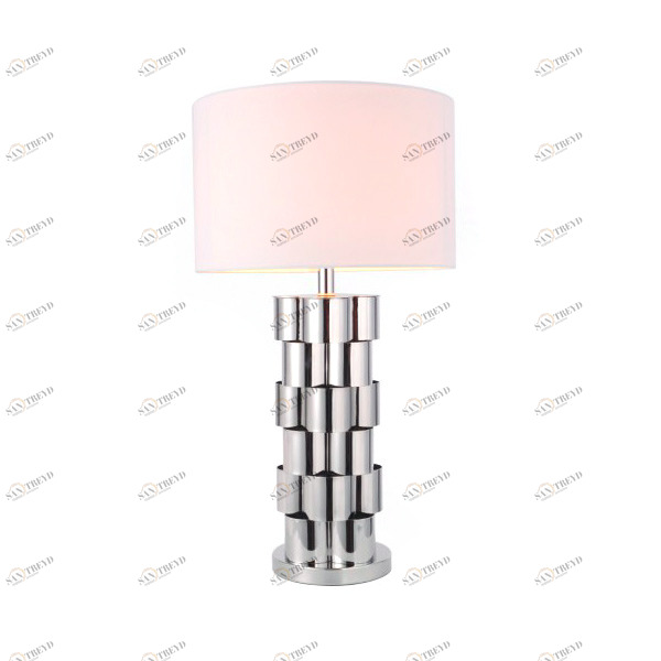 Настольная лампа BT-1021 nickel от Delight Collection DELIGHT ИНТЕРЬЕРНЫЕ 244896 Белый;серебро 