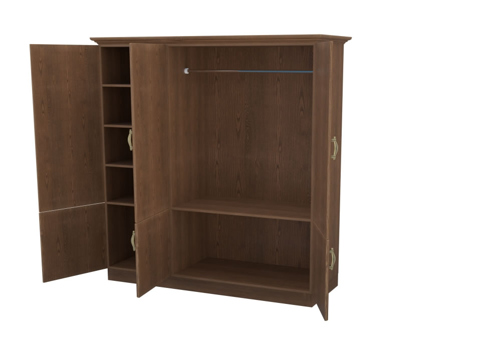 Шкаф трехстворчатый белый с ящиками "Эдем" DREAMLINE ЭДЕМ 173746 Белый  - Вид №5