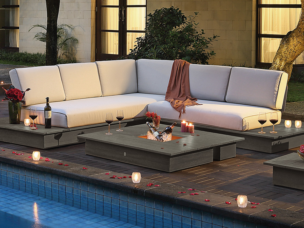 72.00.0711 La Villa Lounge стол серый камень Mbm  - Вид №1