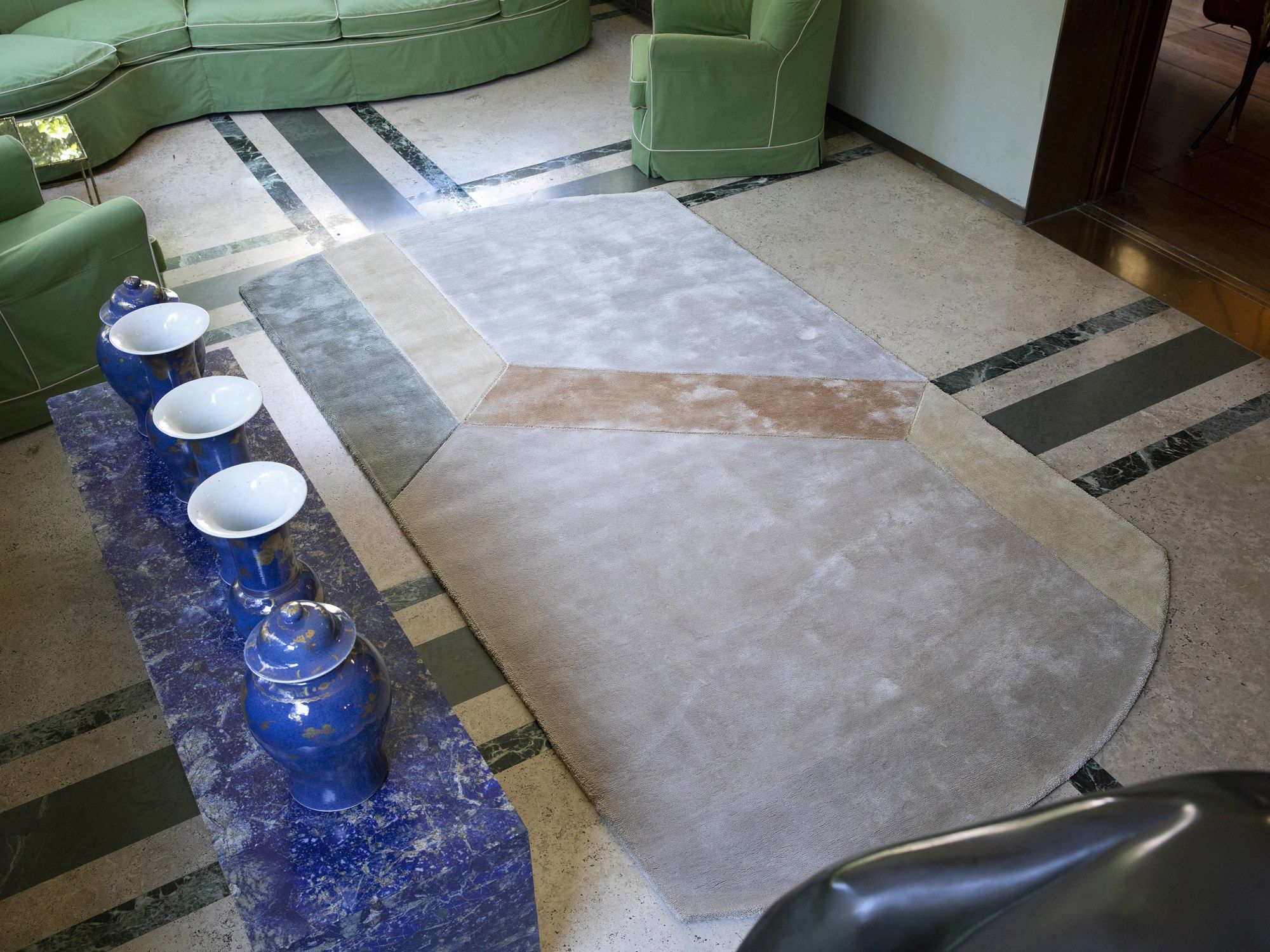 Ковер ручной работы из тенселя G.T.DESIGN Cobblestone ARCH-00133069 - Вид №7