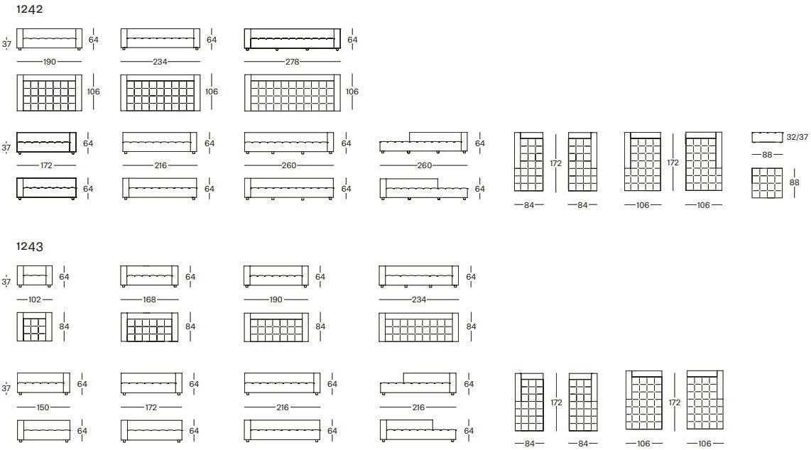 Zanotta Съемный диван Kilt sun-id-1470944 - Вид №7