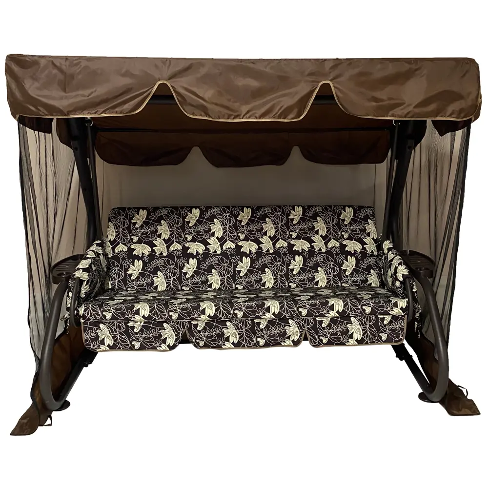 Диван-качели садовые Марсель 3-х местные до 350 кг коричневый 89405866 STLM-2125681 Santreyd  - Вид №2