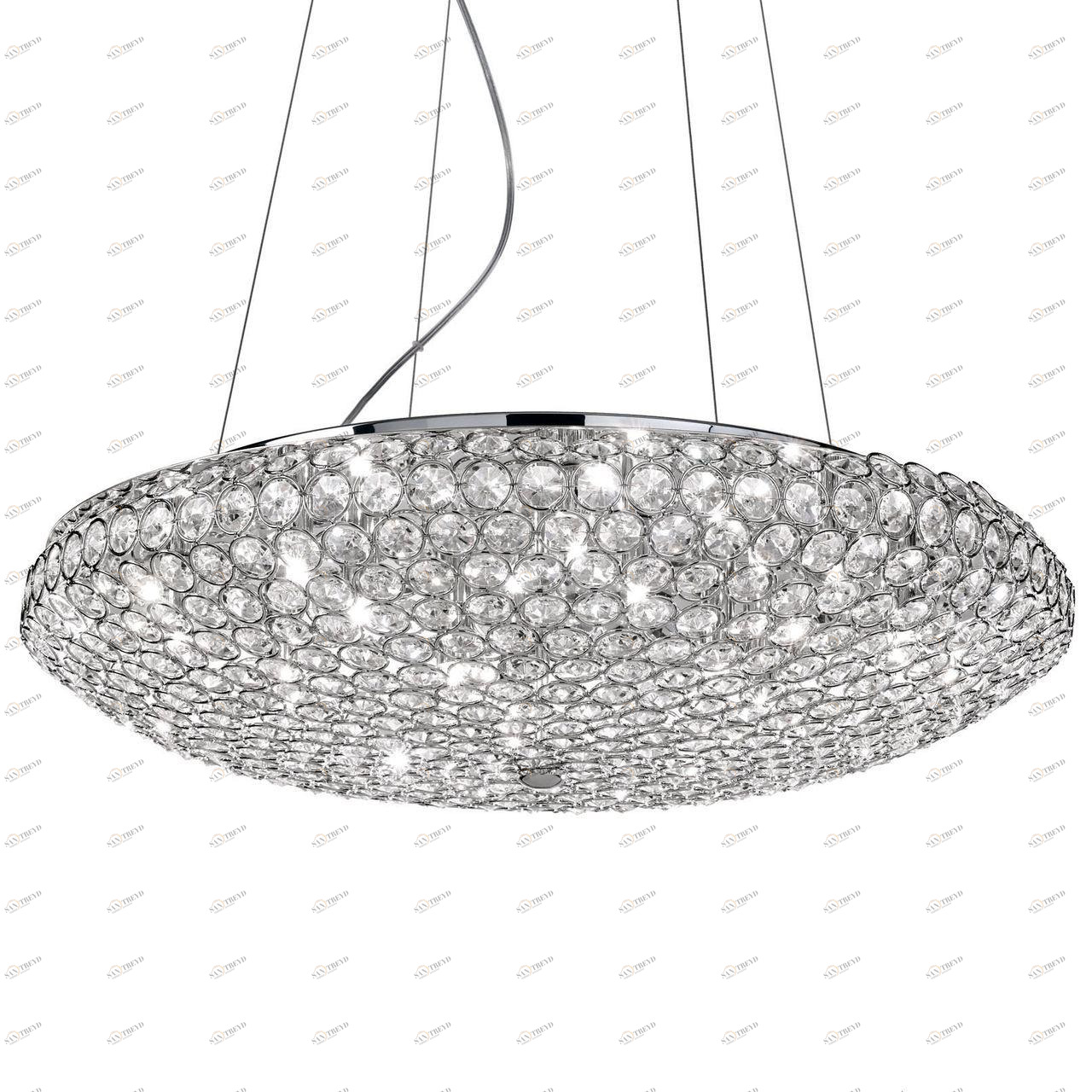 Подвесной светильник Ideal Lux King SP12 Cromo IDEAL LUX ДИЗАЙНЕРСКИЕ, KING CROMO 072663 Хром 