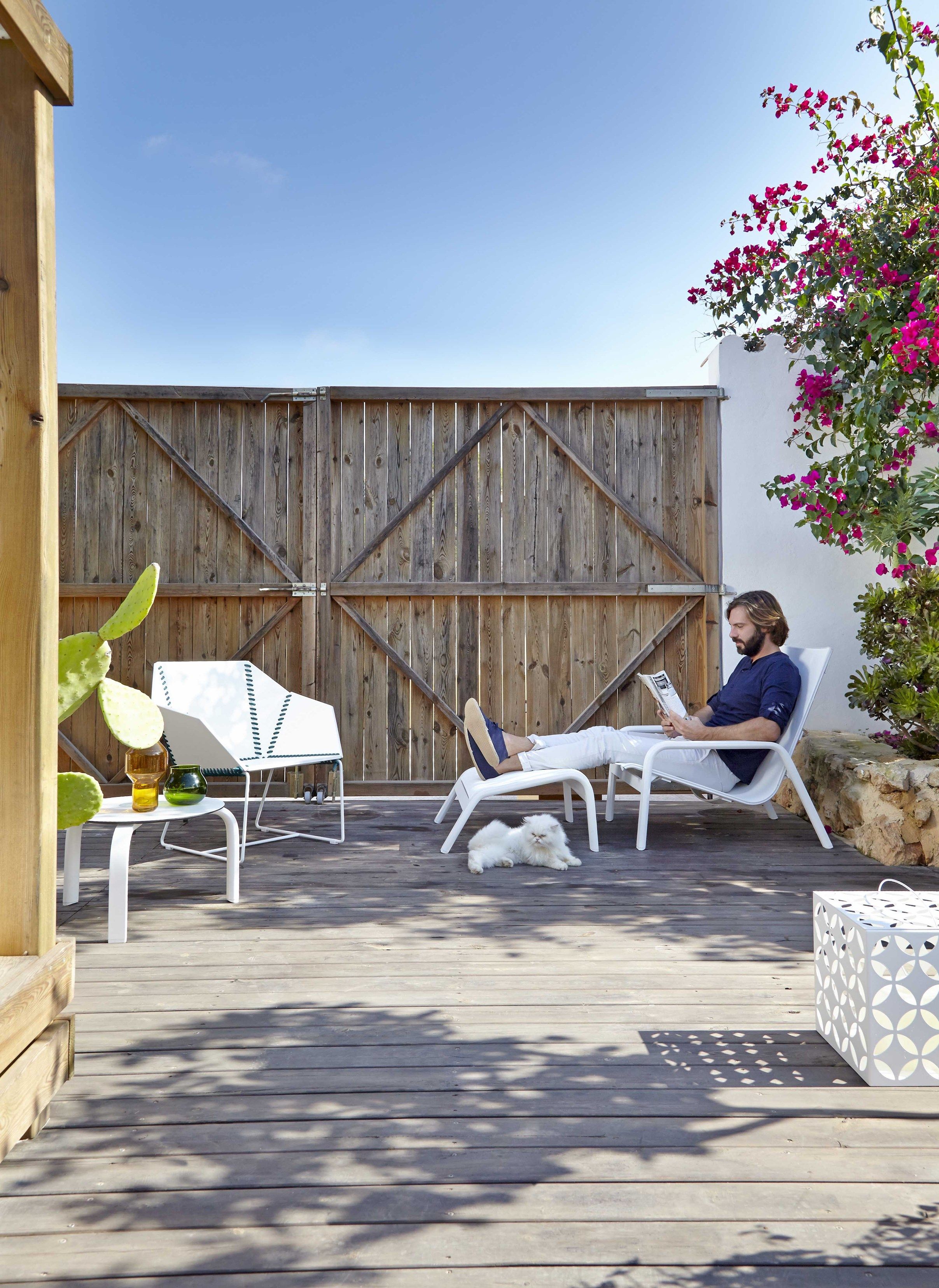 Полиэтиленовое садовое кресло с подлокотниками GANDIABLASCO ARCH-00031748 - Вид №3