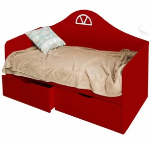 Детский диван-кровать с 2 ящиками "Амстердам" МАНДАРИН АМСТЕРДАМ 179539 Красный