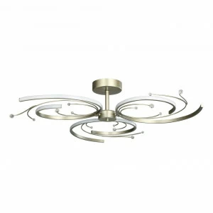 Потолочная светодиодная люстра Favourite Melba 2566-3U FAVOURITE ДИЗАЙНЕРСКИЕ, MELBA 336855 Белый;серебро