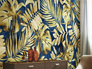 Тропические обои ПВХ бесплатно, экологически чистые, моющиеся