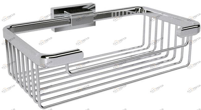 INDA® Мыльница / полка для ванной из хромированной латуни Lea A18510