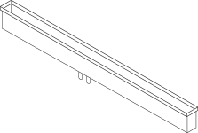 DOMUSOMNIA Встраиваемый кухонный канал EasyRack Kitchen STEP 3000, Цвет Белый KFS3000WX