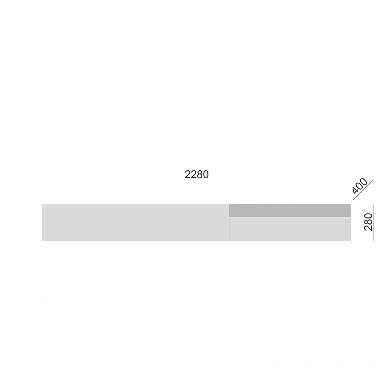 Тумба под телевизор с ящиками оранжевая Under BRAGIN DESIGN  00-3879365 Оранжевый  - Вид №3