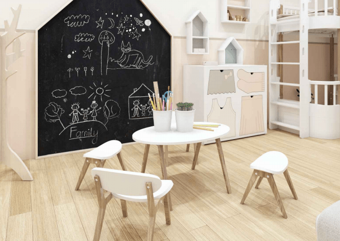 Табурет детский белый Classic ELLIPSE ELLIPSE CLASSIC 257797 Белый;бежевый Santreyd  - Вид №2