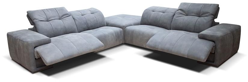 Rossini Sofas Секционный раскладывающийся кожаный диван sun-id-1358523 - Вид №2