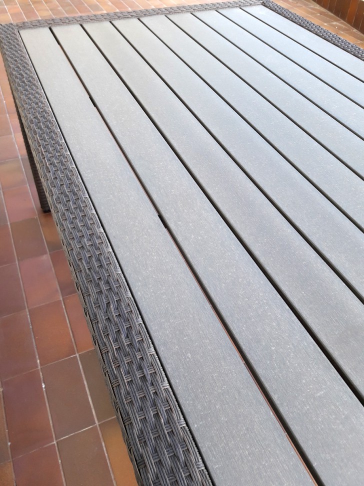 Стол обеденный уличный, ротанг Lavras BESTA FIESTA MONACO 044712 Бежевый;коричневый - Вид №1