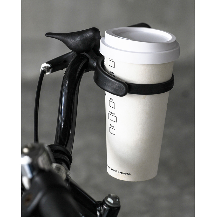 QLX20010-BK Держатель для стаканов bird, черный Qualy  - Вид №2