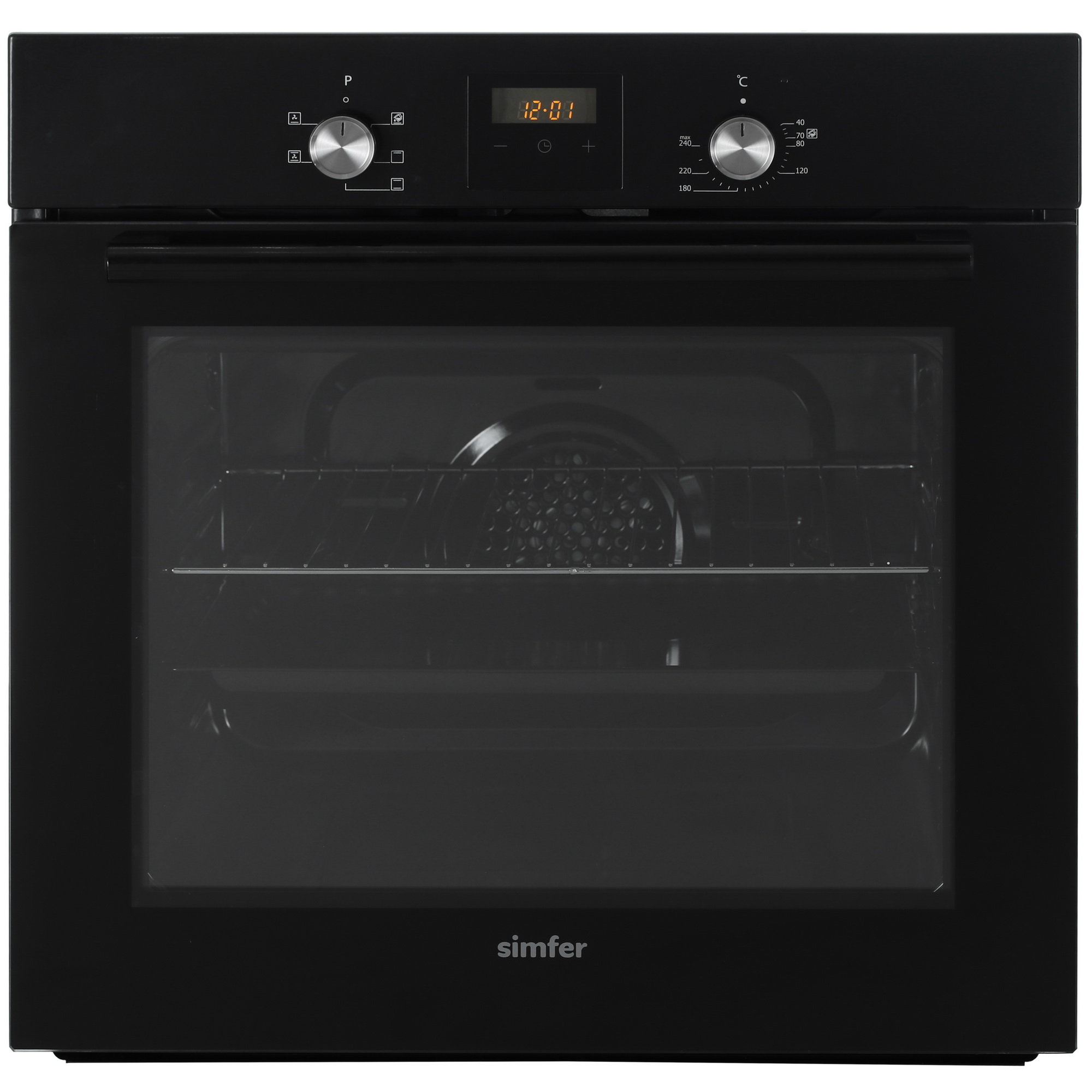 9125098 Электрический духовой шкаф Simfer B6EB56024 черный STDN-0017800