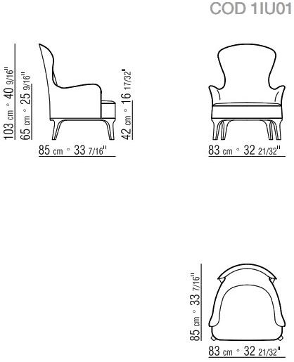 Flexform Кресло с подлокотниками sun-id-1374300 - Вид №1