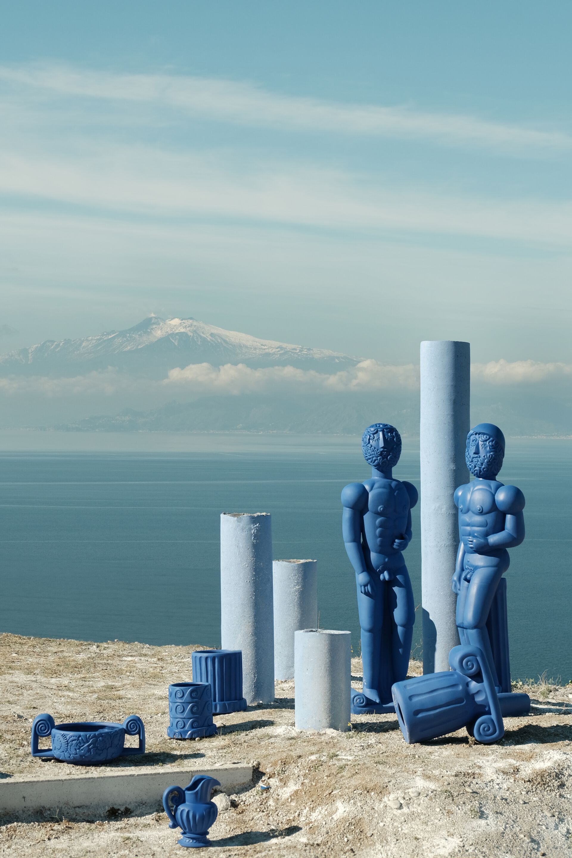 Терракотовый горшок Seletti Magna Graecia Cobalt ARCH-00035982 - Вид №7