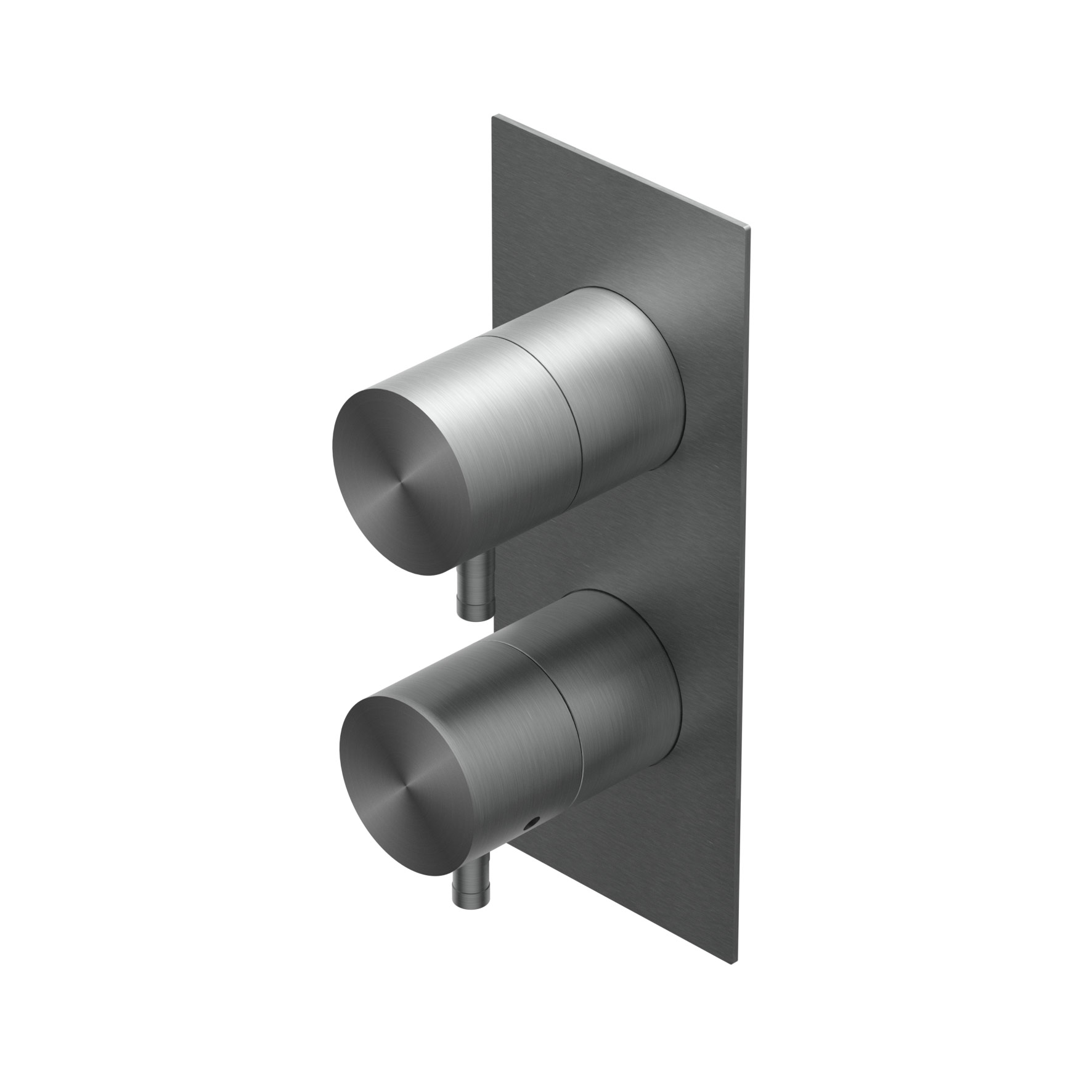 E0BA0179 Встроенный термостатический смеситель Ritmonio Diametro35 Inox Concrete