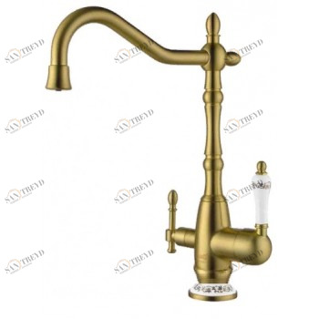 Zorg ZR 312 YF-50 Br бронза Смеситель для кухни Zorg 355х230 мм 