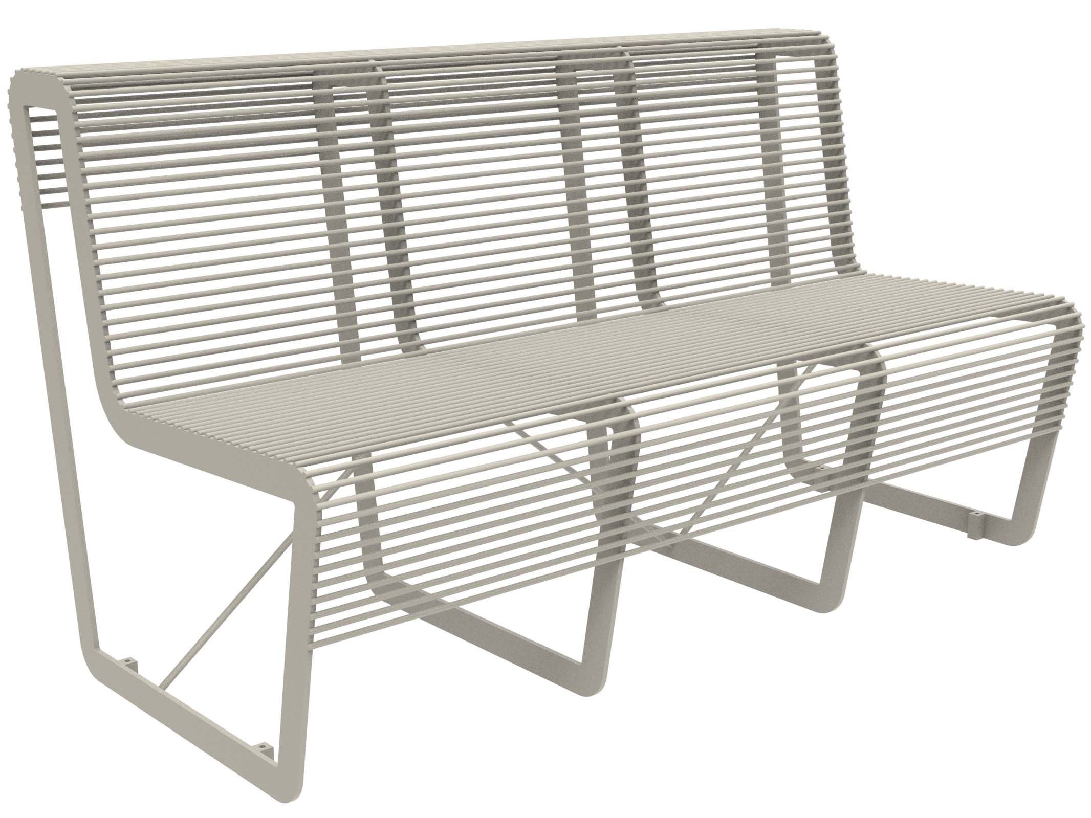 Оцинкованная стальная скамья со спинкой Lazzari Light ARCH-00099033 - Вид №37