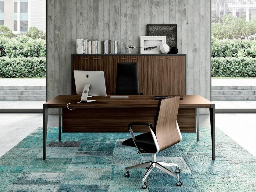 Quadrifoglio Исполнительный угловой письменный стол с ящиками X9 sun-id-1356506 - Вид №7