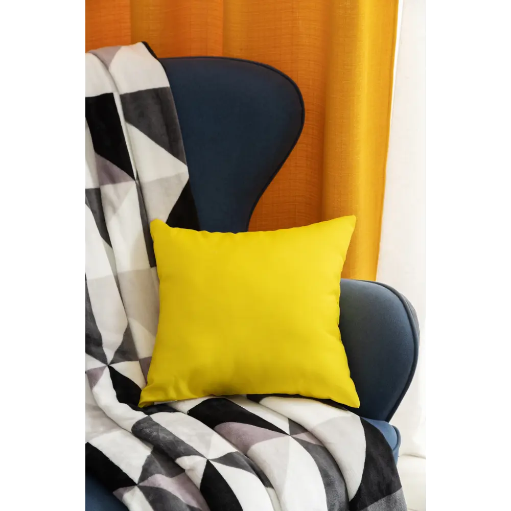 Подушка декоративная «Яркость» 40х40 см цвет жёлтый SEASONS STLM-2187061 - Вид №3