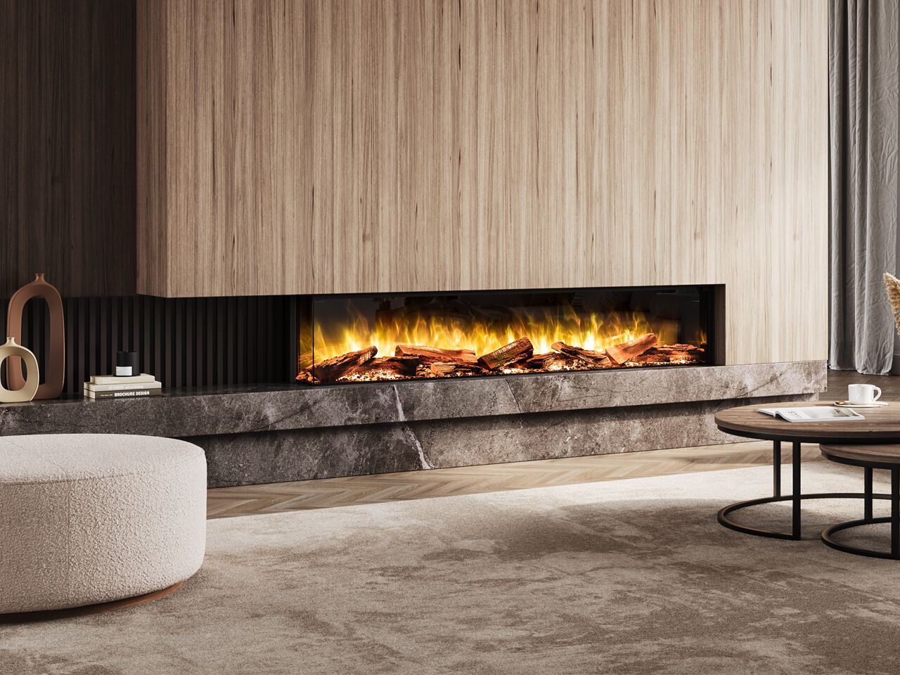 Электрический камин без дымохода BRITISH FIRES Flamerite E-FX ARCH-00032558 - Вид №1