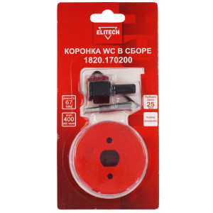 Коронка Elitech 1820.170200 9186982